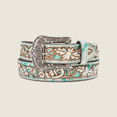 Ariat Hair-On Floral Belt Women