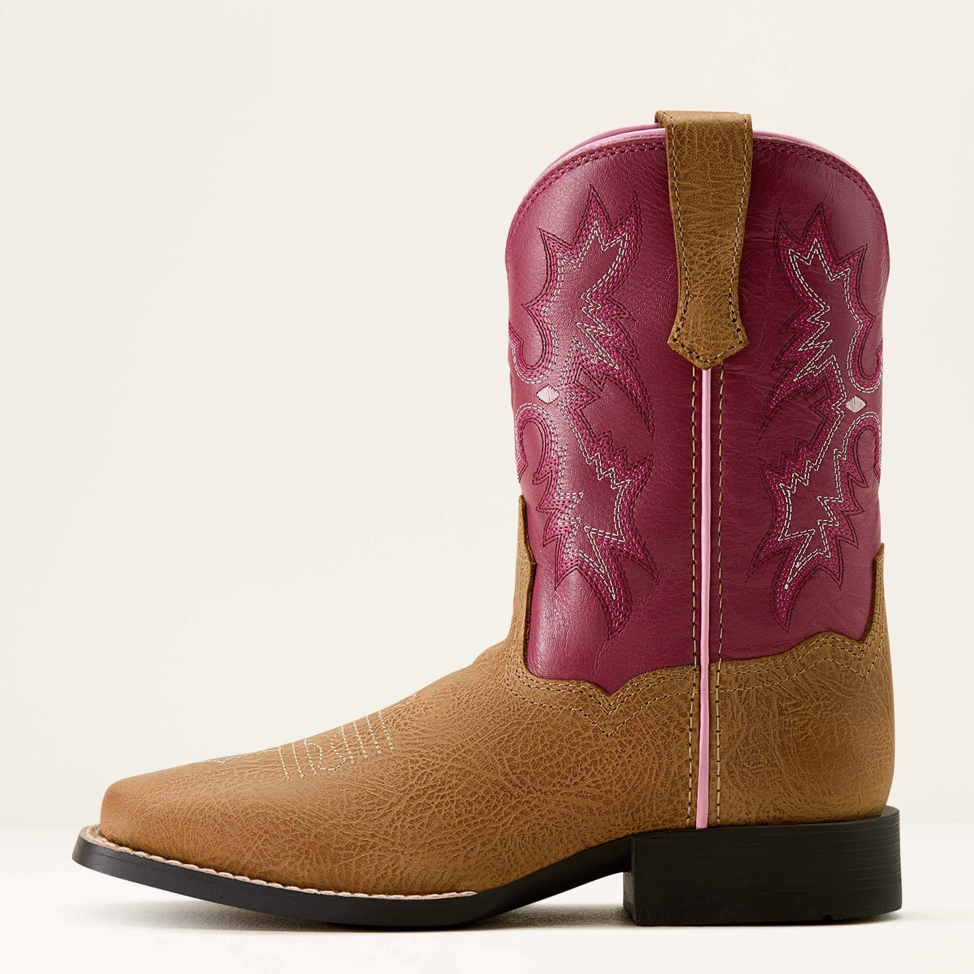 Ariat Tombstone Wide Square Toe Western Boot Kids