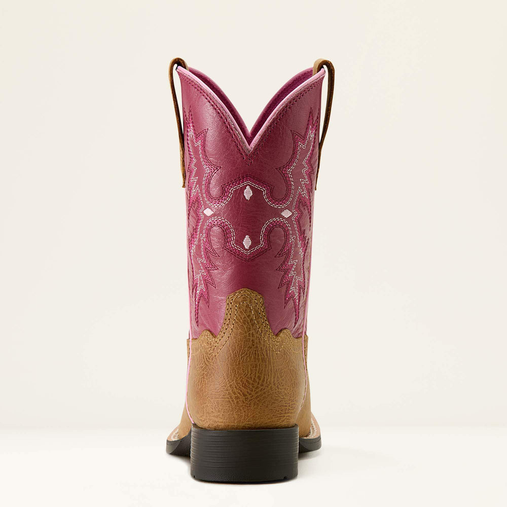 Ariat Tombstone Wide Square Toe Western Boot Kids
