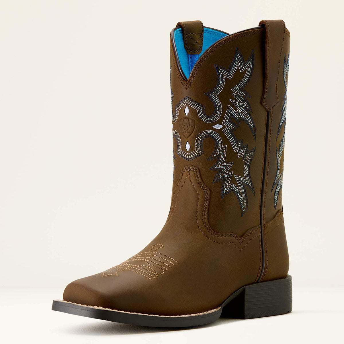 Ariat Tombstone Wide Square Toe Western Boot Kids