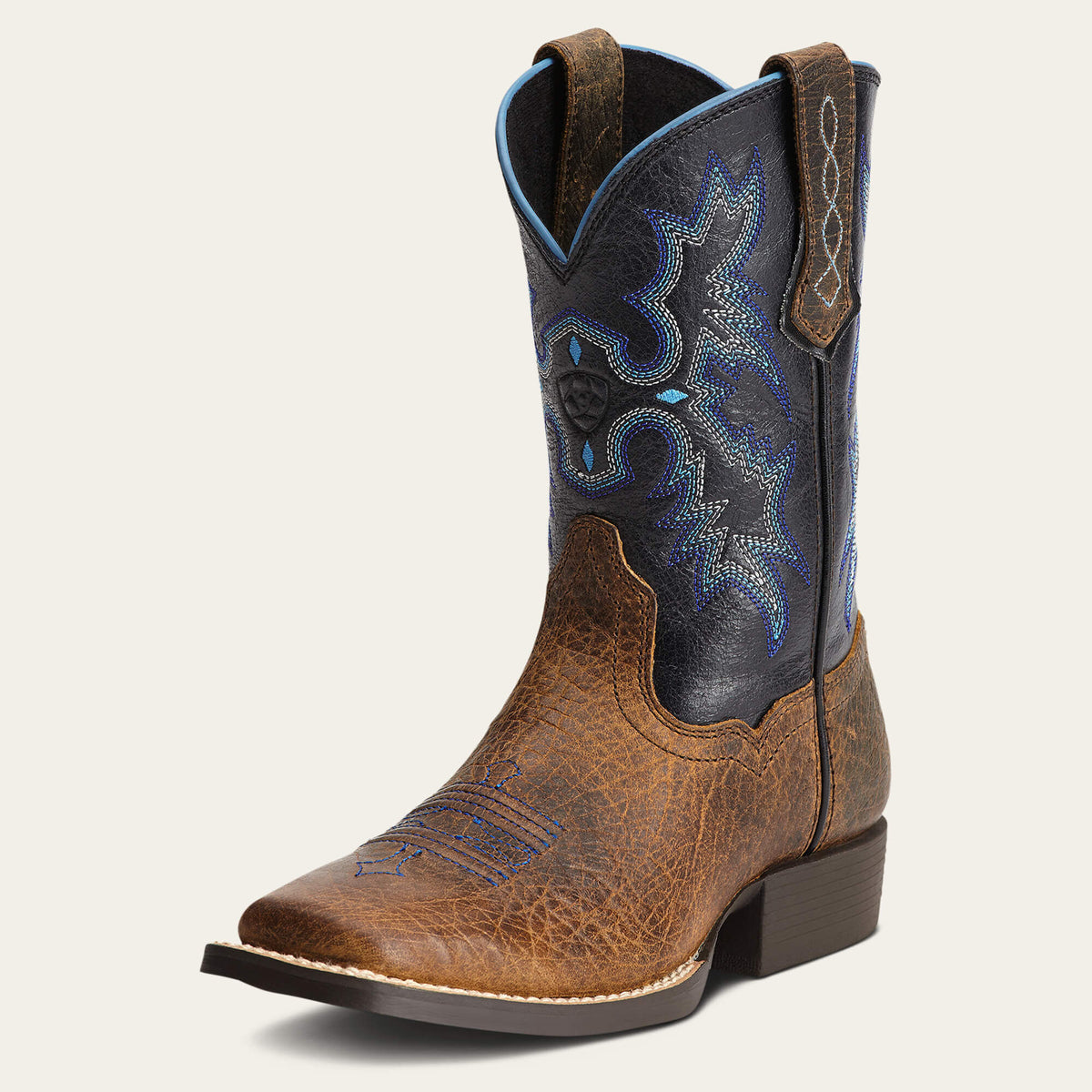 Ariat Tombstone Wide Square Toe Western Boot Kids
