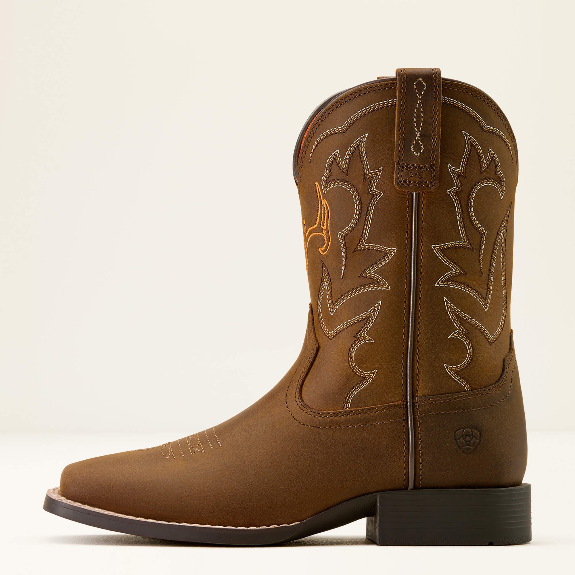 Ariat Deer Ridge Wide Square Toe Western Boot Kids