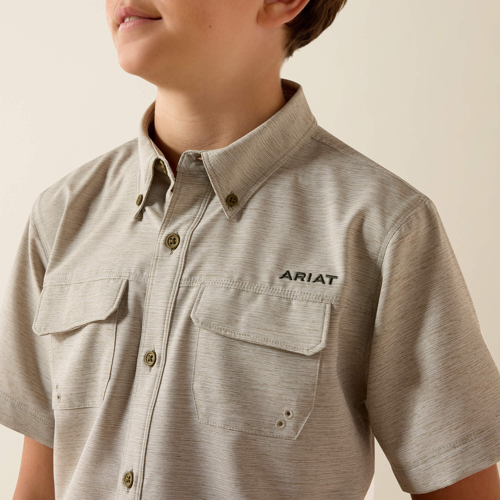 Ariat VenTEK Outbound Heathered Classic Fit Shirt Kids