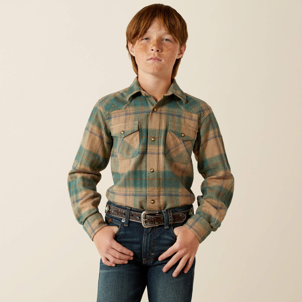 Ariat Huxlee Retro Classic Fit Shirt Kids