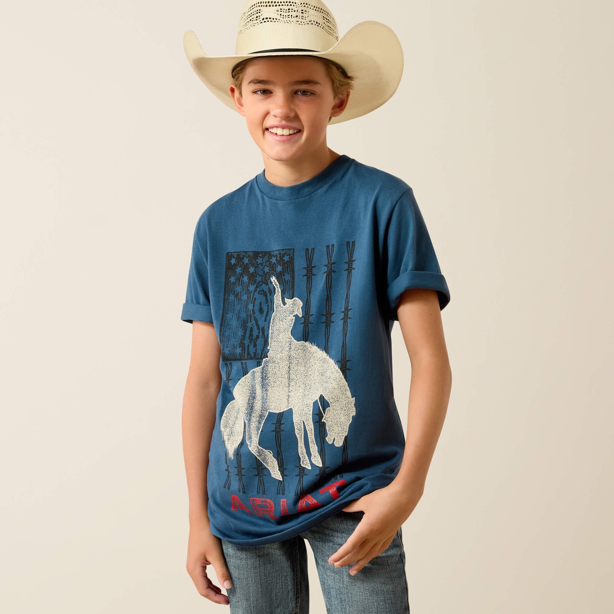 Ariat Ariat Flag Bronco T-Shirt Kids