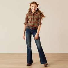 Ariat Ava Plaid Shirt Kids