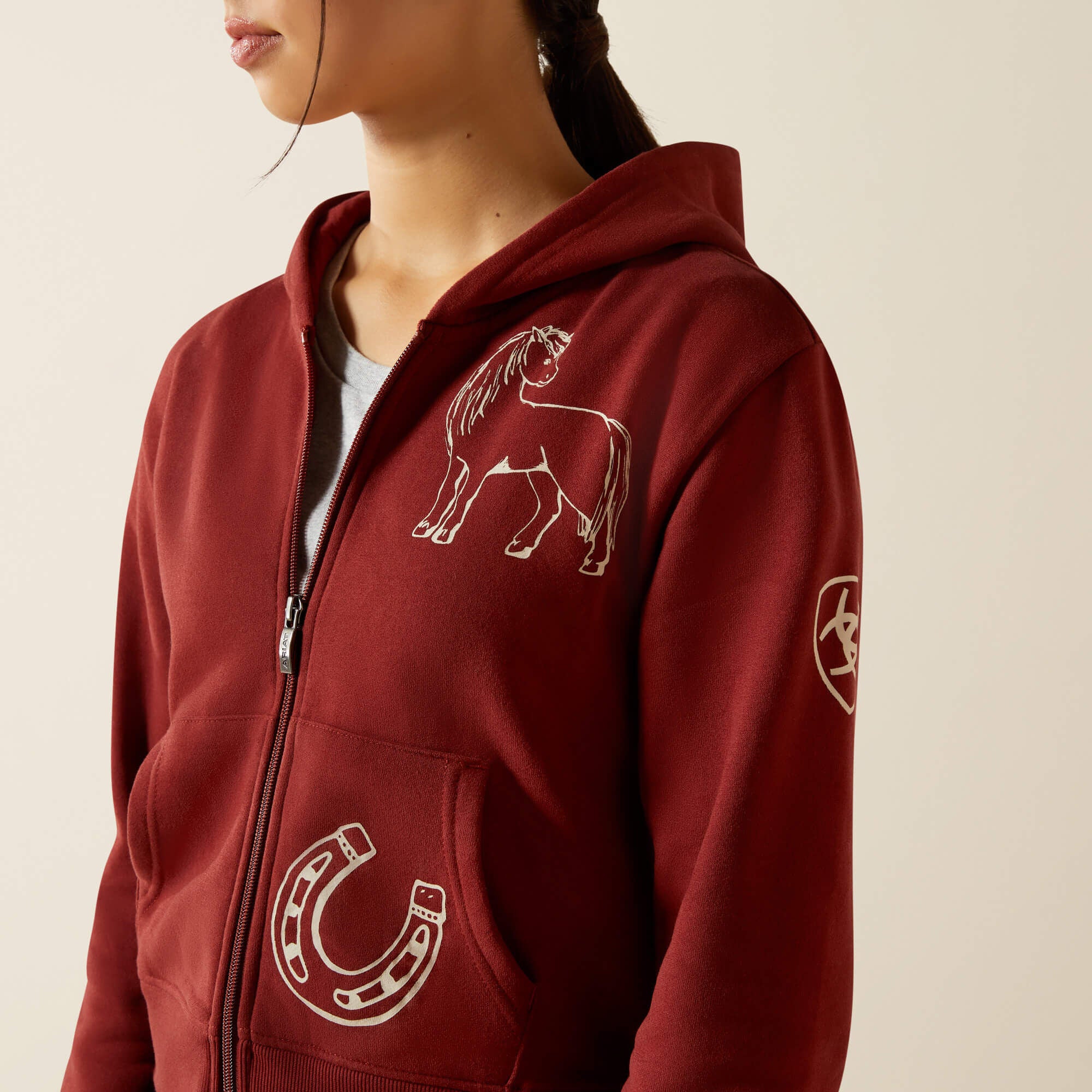 Ariat Spiffy Full Zip Sweatshirt Kids
