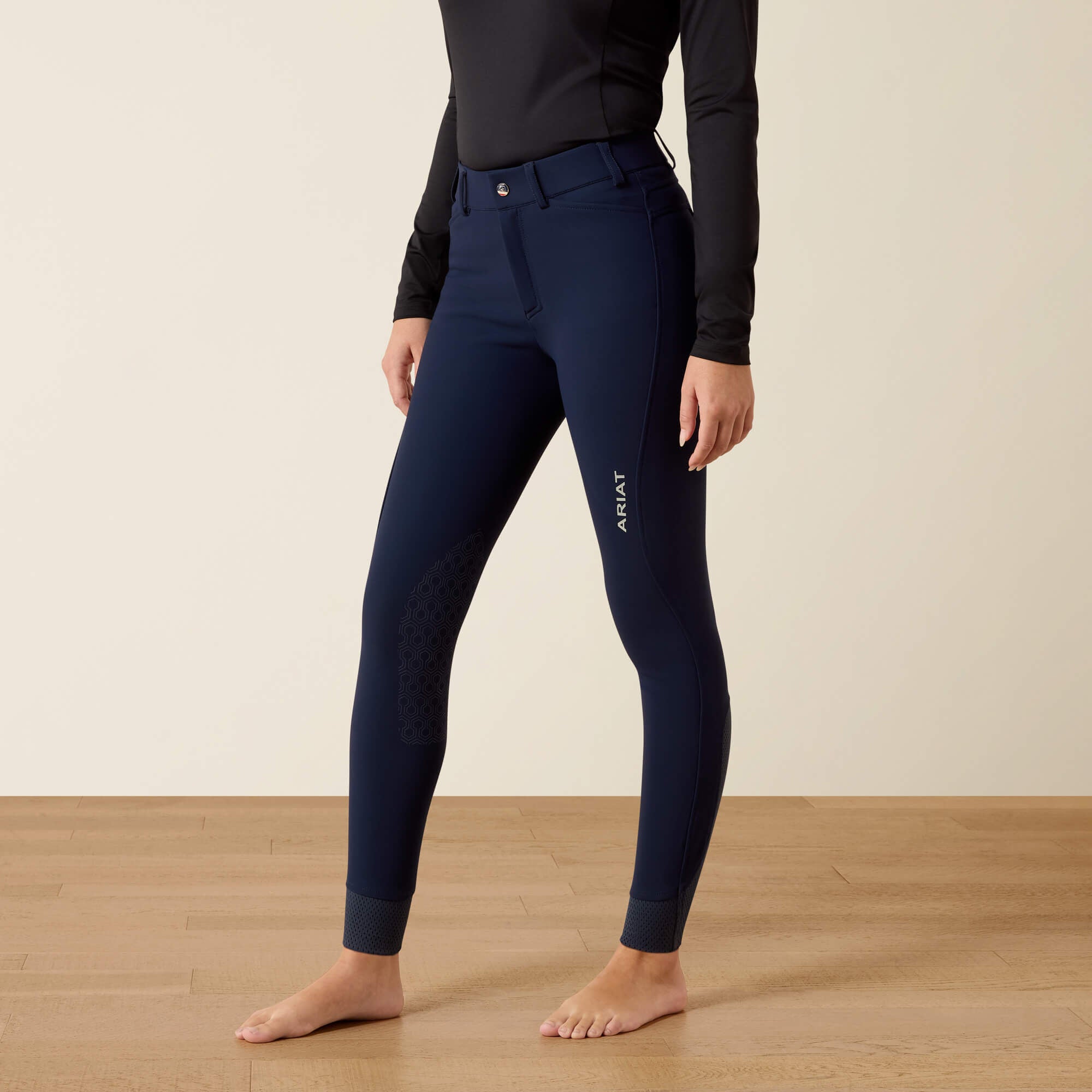 Ariat Tri Factor Grip Knee Patch Breech Kids
