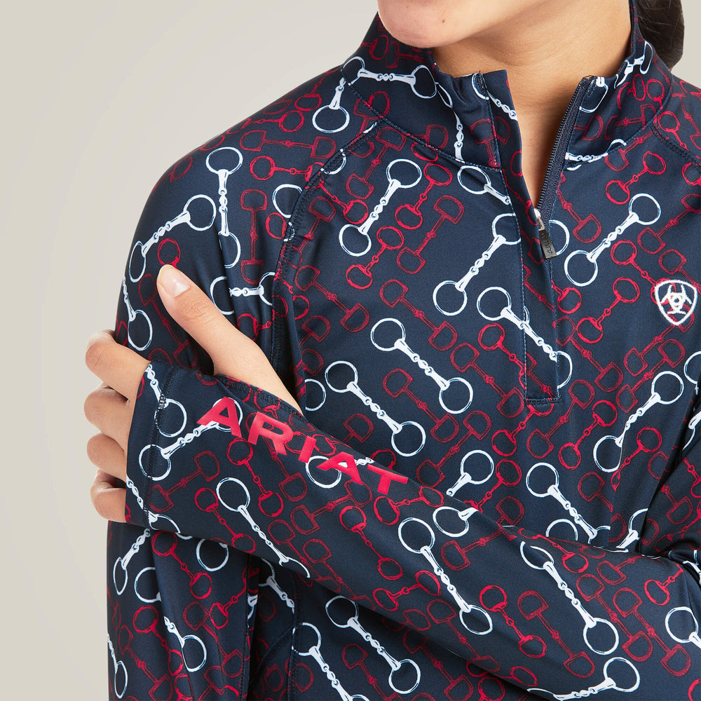 Ariat Lowell 2.0 1/4 Zip Baselayer Kids