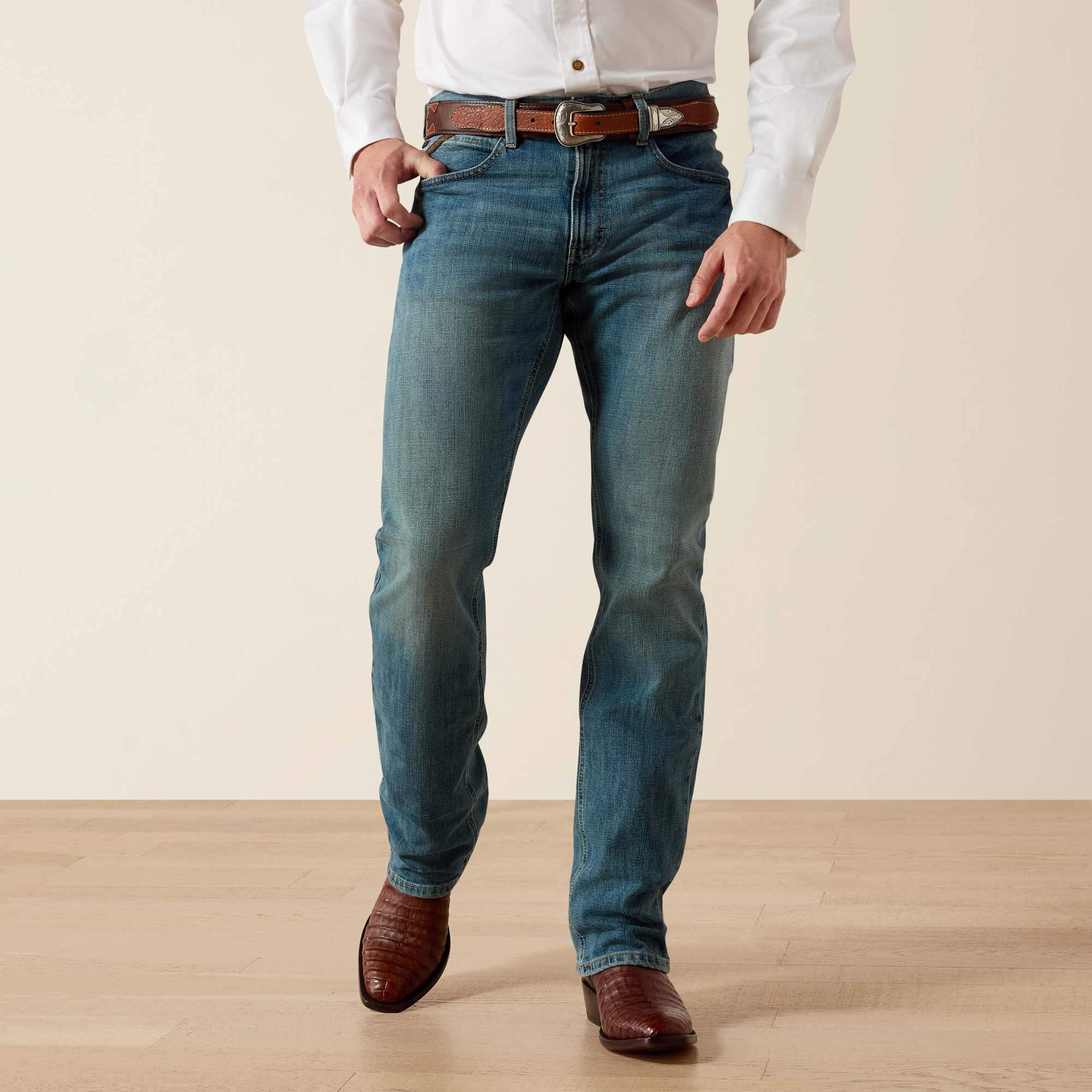 Ariat M4 Low Rise Stretch Legacy Stackable Straight Leg Jean Trends